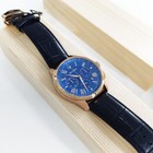 Bulova Wilton Classic Men s Blue Dial 97b170 Quartz Chronograph Watch 46 5mm