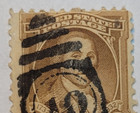 U s  Postage   George Washington   4   Yellow Stamp   Posted used   C 1932   01
