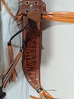 Vintage Imacasa Machete With Decorative  Leather Sheath From El Salvador