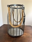 Cage-like Metal Basket Wine Cork Holder