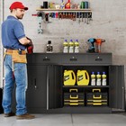 Cjf Locking Metal Storage Cabinet With 2 Doors And Drawers For Office garage
