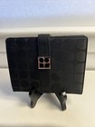 Vintage Kate Spade Black Pia Dot Noel Snap Flap Passport Id Photo Planner Agenda