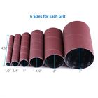 18x Sanding Spindle Sander 4-1 2    Sleeves For Oscillating Sander 80 120 240 Grit