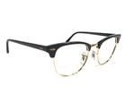 Ray-ban Eyeglasses Frames Rb3016 Clubmaster W0365 Black Gold Square 51-21-145