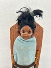 Antique Indian Native American Doll On Cradleboard