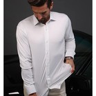 Collars   Co Quattro Flex Dress Shirt With Semi-spread Collar Men   s S White