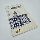 Vintage Kay Dee Linen Kitchen Tea Towel Hand Prints Hartford Connecticut Nos