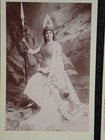 2 Vtg 1880 s Lilli Lehmann   Herr Carl Sorner Theatrical Actors Cabinet Photos