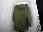 Usgi Vintage Coat Extreme Cold Weather M65 Fishtail Parka Size Small Liner Hood