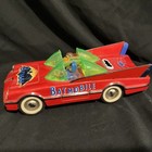 Batmobile Red Tin Vintage Battery Operated Batman 