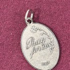 Vintage St  John The Baptist Medal Italy   Patron Saint Of Baptism   Travelers