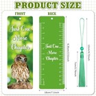 24 Pcs Funny Bookmarks With Tassel Fun Bookmarks For Adults Cute Reading Paper 