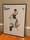 1960s Vespa Piaggio Advertisement - Large Vintage Wall Art Print Or Canvas