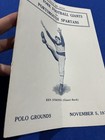Vintage 1933 Portsmouth Spartans New York Giants Football Program Nfl