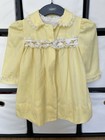 Vintage Baby Girl s 18-24 Months Yellow Lace Ruffle Easter Dress Jacket Set