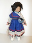 Sandy Dolls Flower Song Zuni Maiden Porcelain Native American Doll 12  Tall 1995