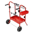 18  Mobile Multi-roll Masking Machine Dispenser W  2 Paper Bars For Auto Body