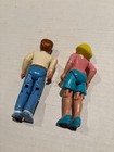 Vintage 1993 Fisher Price Loving Family Dollhouse Mom   Dad Doll Figures