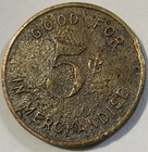 San Francisco  Cal   S   Co Bank Saloon Listed Trade Token