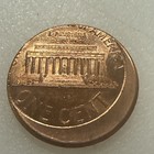 Lincoln Memorial Cent 2000 Penny Off Struck Center No Date Bu Error Lot c02
