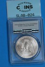 2017  1 Silver American Eagle Pcgs Ms70 First Strike Flag Slab-024