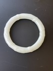 Age-old China Antique  Qing Dynasty White Jade Bangle