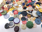 Assorted Vintage Buttons Mixed Lot 250  Multicolor Metal Plastic Wooden  3