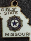 Vintage Missouri Girls State Enamel Charm American Legion Auxiliary
