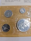 1966 Canadian Proof-like Mint Set 6 Coin Set With Envelope 80  Silver