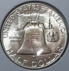 1962 Franklin D Half Dollar - Bu - 90  Silver