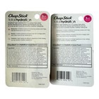 2 Pack Chapstick Total Hydration 3-in-1 Sweet Peach Moisturizing  Non-tinted New