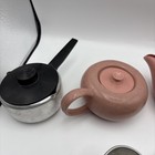 Mid Century  Russel Wright Ideal Toy Children   s Dishes With Aluminum Set Pans