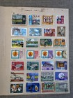 125  Sri Lanka ceylon Commemorative Stamps 1963-74  5 Album Pages 