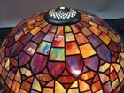 Tiffany Style Colored Glass Lampshade  Handmade    Us Duty Free
