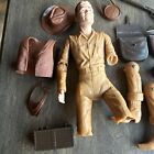 Vintage Marx Johnny West Cowboy Action Figure Parts  With Accessories