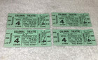 Gone With The Wind 4 Vintage 1940 Theater Tickets Clark Gable Leigh Ephemera Usa
