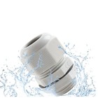 15 Pack 3 4   Npt Cable Gland Connector Waterproof Ip68 Strain Relief White