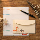 Cute Cat Stationery Set 12 Pcs Vintage Letter Paper Writing Kit  For Women
