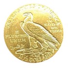 1908 P Gold Quarter Eagle   2 5 Gold Indian Coin   Philadelphia Mint