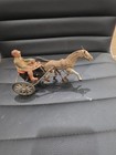 1900-1920 Iron Toy Trotter Horse Racing Sulky  Made By Kenton Toy Co   