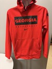 Nike Georgia Bulldogs Spotlight Basketball Hoodie Dri Fit Uga Dawgs L Xl