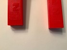 Santa Claus Pez Dispensers Lot Of 2 Vintage No Feet Made In Yugoslavia