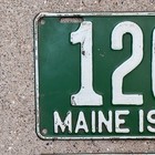 1932 Maine License Plate Pair 120 Ford Deuce Coupe 3 Digit Low Num Yom Dmv Clear