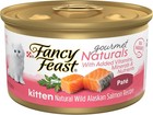 Purina Grain Free Pate Wet Kitten Food Gourmet Naturals Wild Alaskan Salmon R   