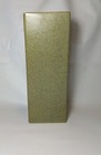 Vtg  Tall Floraline Cylindrical Vase Planter Matte Green Fleck449 Usa Marked