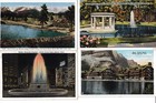  8  1920-40   s Lot Vintage Us Postcards From Various National state city Parks