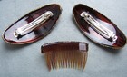 Vintage Hair Comb Or Accessory Set - Incldes Us Tariffs
