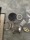 Diy Set For Jaegerl 2824 Watch Case   Dial   Hands   Strap Sapphire 40mm