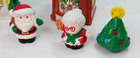 11 Piece Fisher Price Little People Christmas Village Playset 3 Shops Santa Elf