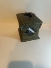 Early 1900s Ornate Baroque Bronze   Marble Casket